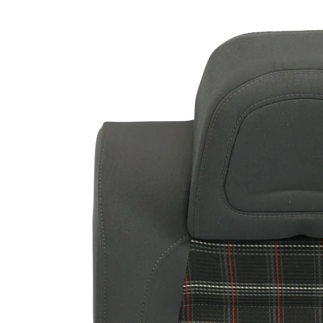 Volkswagen VW Golf 5 GTI Respaldo Asiento Trasero Izquierdo Funda Tela Tartan - SKU 1K0885805FM - Número de pieza 1K0885805FM