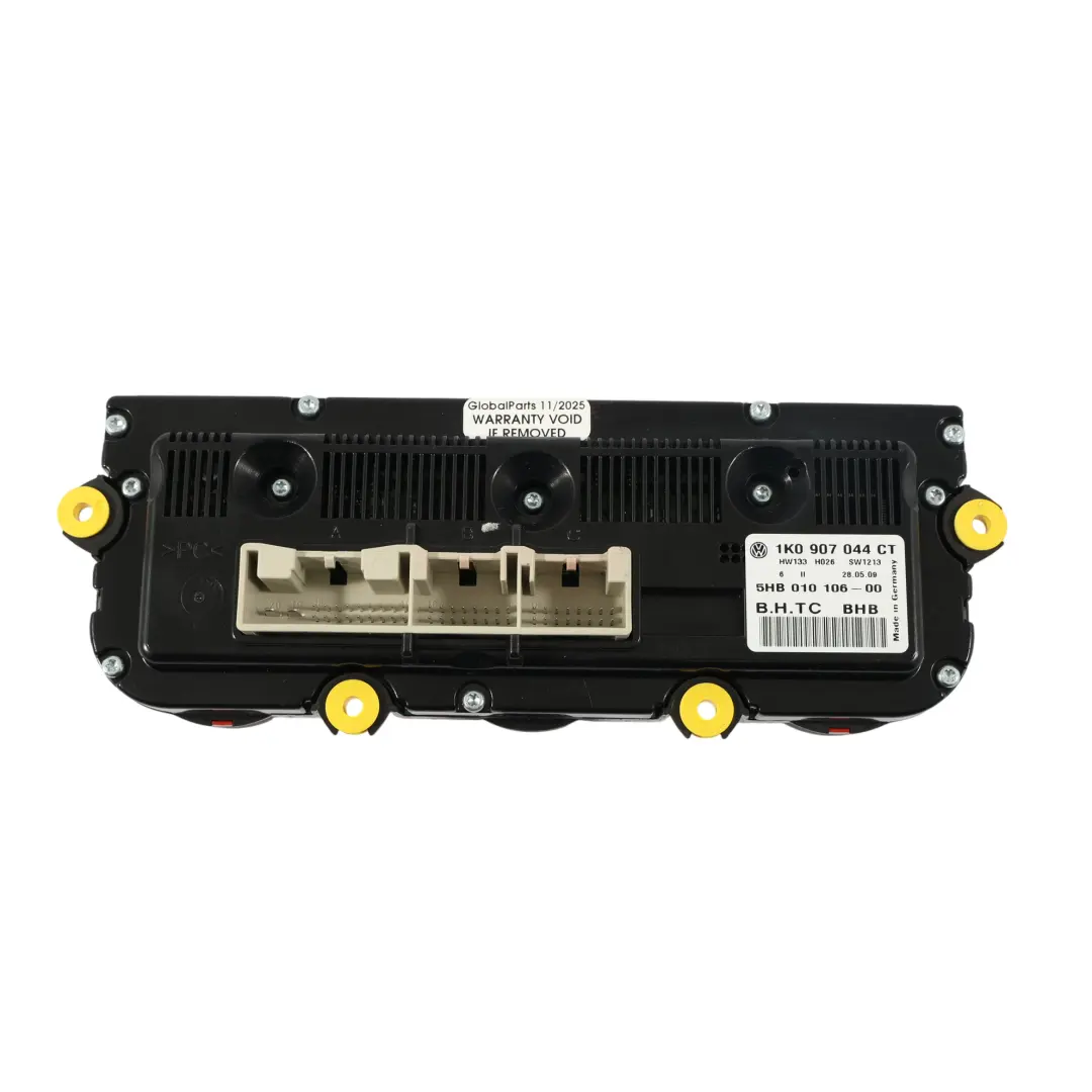 Pannello Di Controllo Dell'Aria Interruttore per Volkswagen VW Golf 5 con numero di parte 1K0907044CT Volkswagen VW Golf 5 Pannello Di Controllo Dell'Aria Interruttore - SKU 1K0907044CT - Numero di parte 1K0907044CT