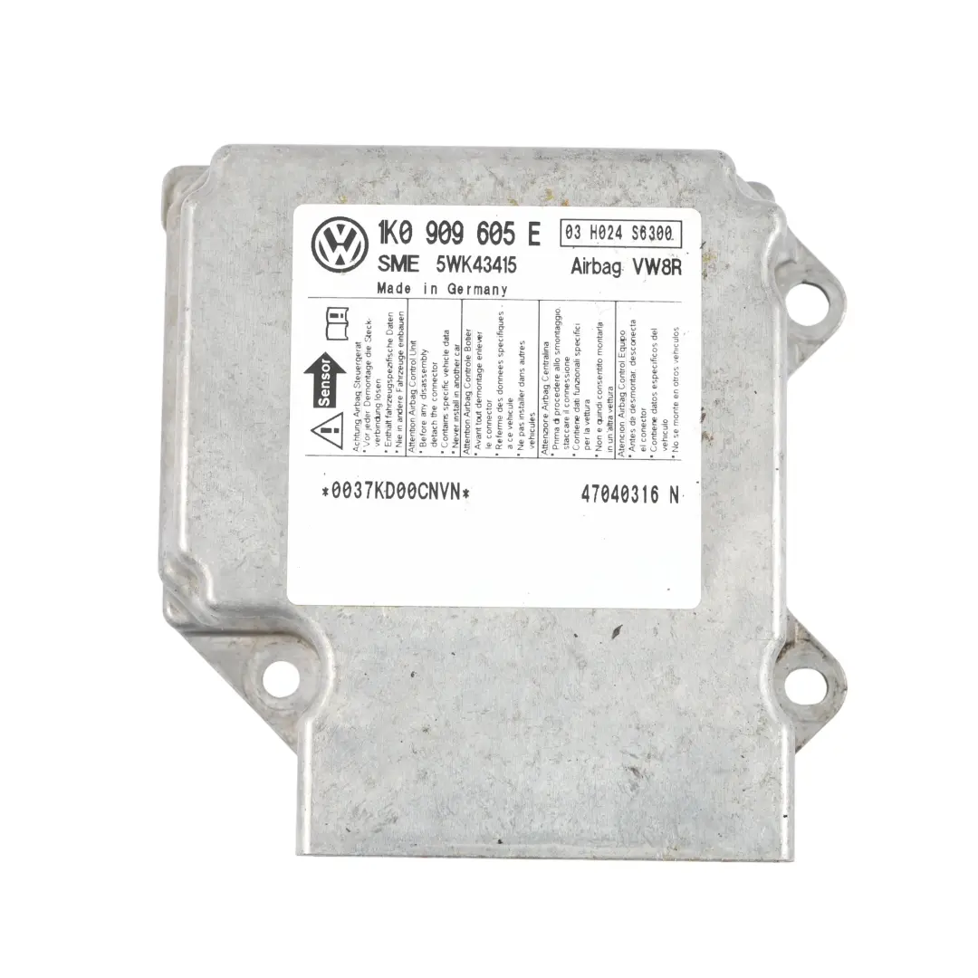 Mk5 Jetta Mk5 Air Module Control Unit ECU to VW Volkswagen Golf with Part number 1K0909605E VW Volkswagen Golf Mk5 Jetta Mk5 Air Module Control Unit ECU - SKU RHD-1K0909605E - Part number 1K0909605E