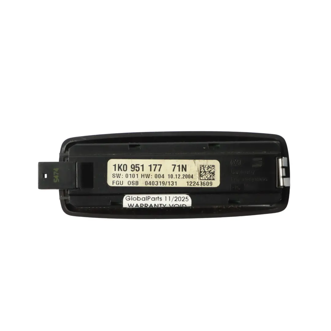 Mk5 Roof Alarm Sensor Control Unit Module to Volkswagen VW Golf with Part number 1K0951177 Volkswagen VW Golf Mk5 Roof Alarm Sensor Control Unit Module - SKU 1K0951177 - Part number 1K0951177