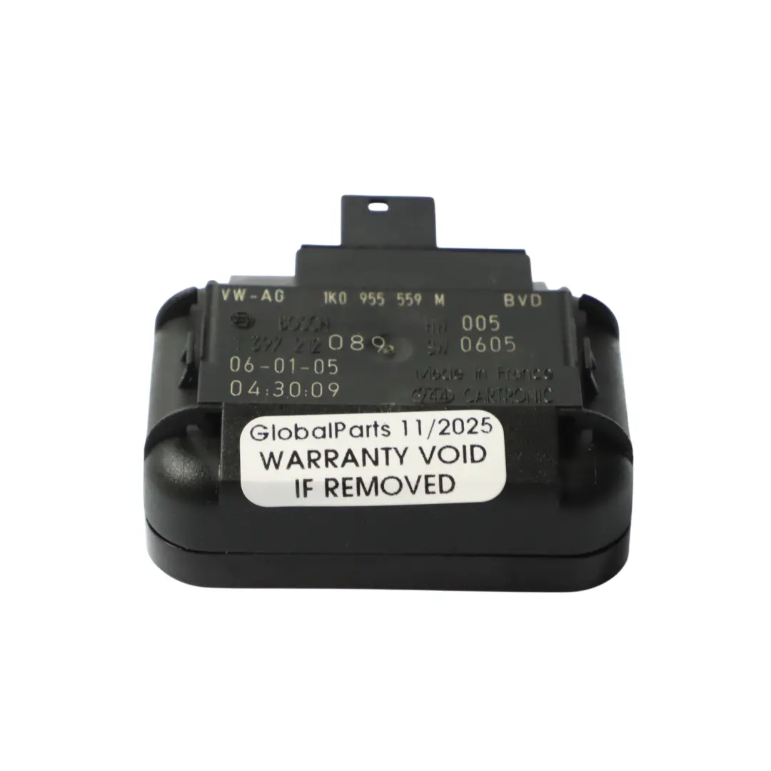 Regensensor Windschutzscheibensteuergerät Modul für Volkswagen VW Golf 5 mit Teilenummer 1K0955559M Volkswagen VW Golf 5 Regensensor Windschutzscheibensteuergerät Modul - SKU 1K0955559M - Teilenummer 1K0955559M