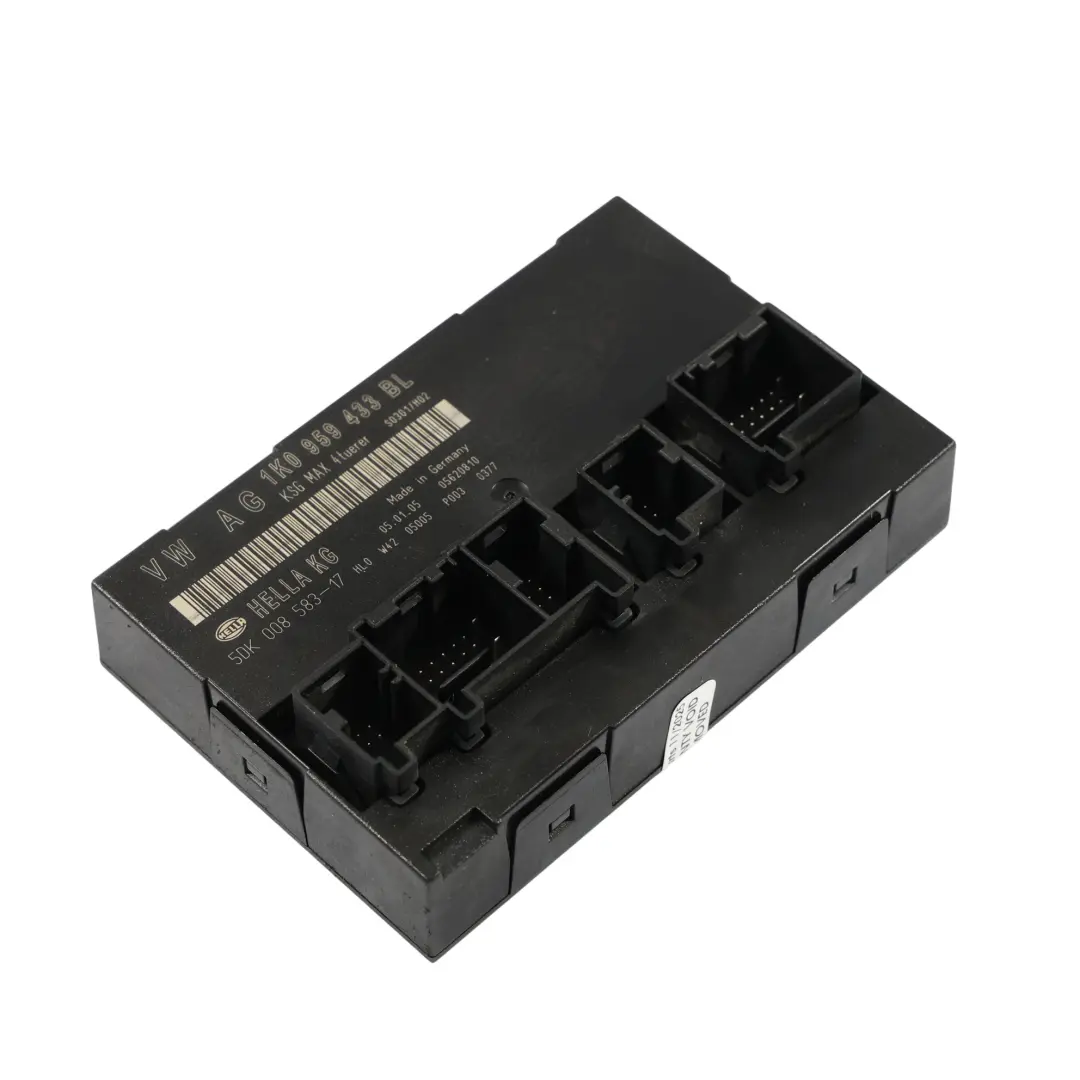 MK5 Module De Commande Carrosserie Confort BCM Confort ECU pour VW Golf à propos du numéro de pièce 1K0959433BL VW Golf MK5 Module De Commande Carrosserie Confort BCM Confort ECU - SKU 1K0959433BL - Numéro de pièce 1K0959433BL