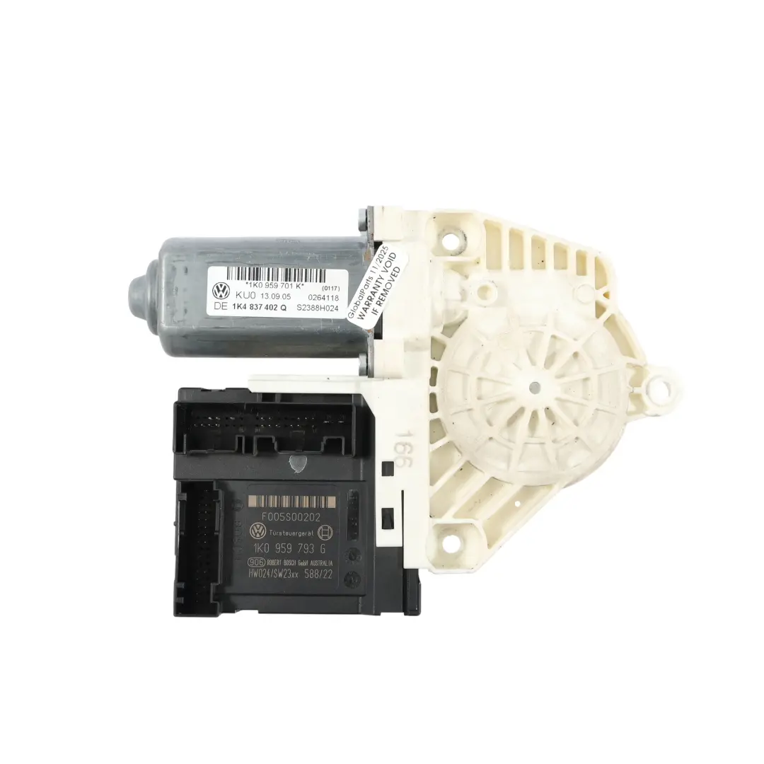 Mk5 1K Vordere Fensterheber Heber Motor Rechts für Volkswagen Golf mit Teilenummer 1K0959701K Volkswagen Golf Mk5 1K Vordere Fensterheber Heber Motor Rechts - SKU 1K0959701K - Teilenummer 1K0959701K