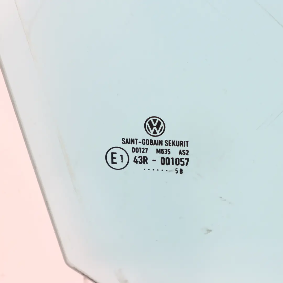 Volkswagen Golf V 1K Door Window Glass Blue Front Right O/S AS2 - SKU 1K4845202C - Part number 1K4845202C