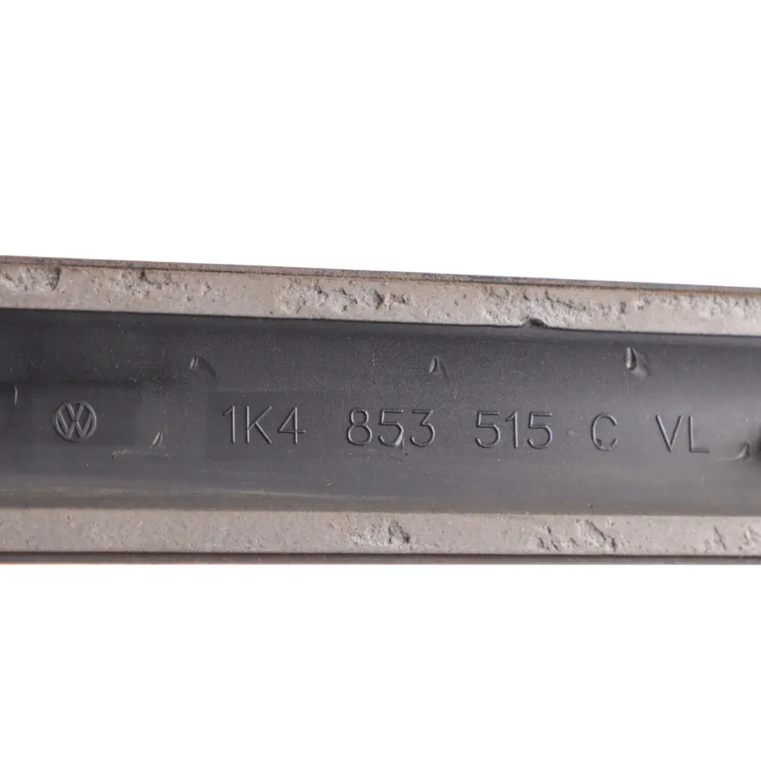 Mk5 5Dr Front Door Strip Left N/S Black Pearl - C9Z to Volkswagen Golf with Part number 1K4853515C Volkswagen Golf Mk5 5Dr Front Door Strip Left N/S Black Pearl - C9Z - SKU 1K4853515C-BLM - Part number 1K4853515C