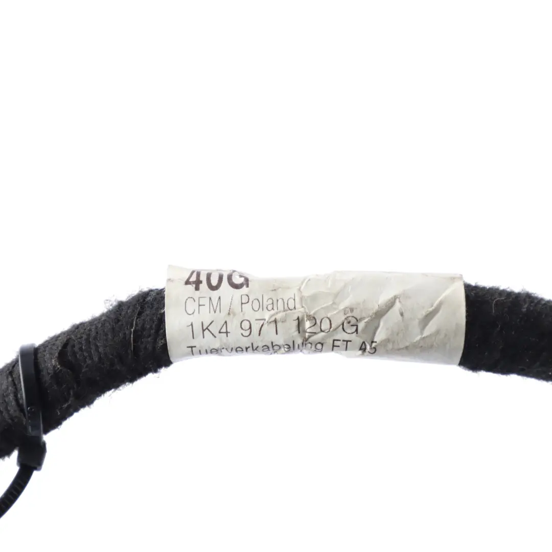 VW Golf Mk5 Door Harness Loom Cable Wiring Front Driver's Door - SKU 1K4971120G - Part number 1K4971120G