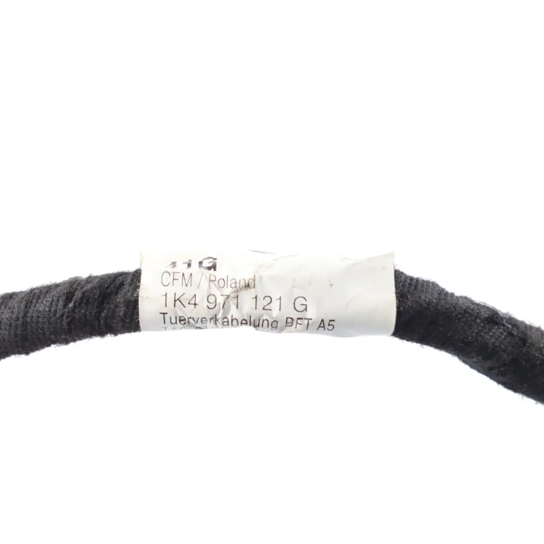 Volkswagen VW Golf Mk5 Door Harness Loom Cable Wiring Front Passenger - SKU 1K4971121G - Part number 1K4971121G