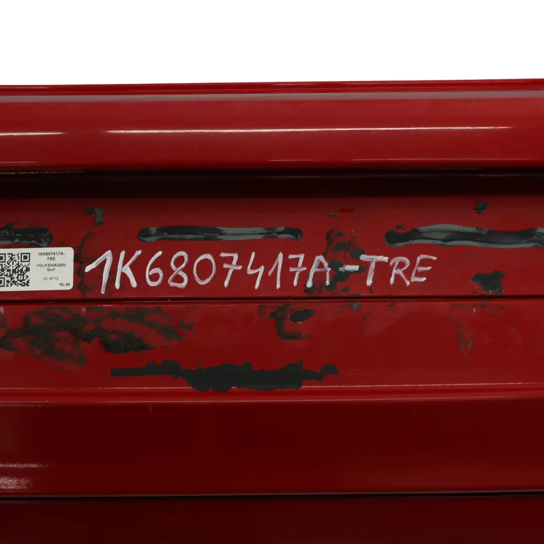 Mk6 Bumper Rear Trim Panel Cover Tornado Red - LY3D to Volkswagen VW Golf with Part number 1K6807417A Volkswagen VW Golf Mk6 Bumper Rear Trim Panel Cover Tornado Red - LY3D - SKU 1K6807417A-TRE - Part number 1K6807417A