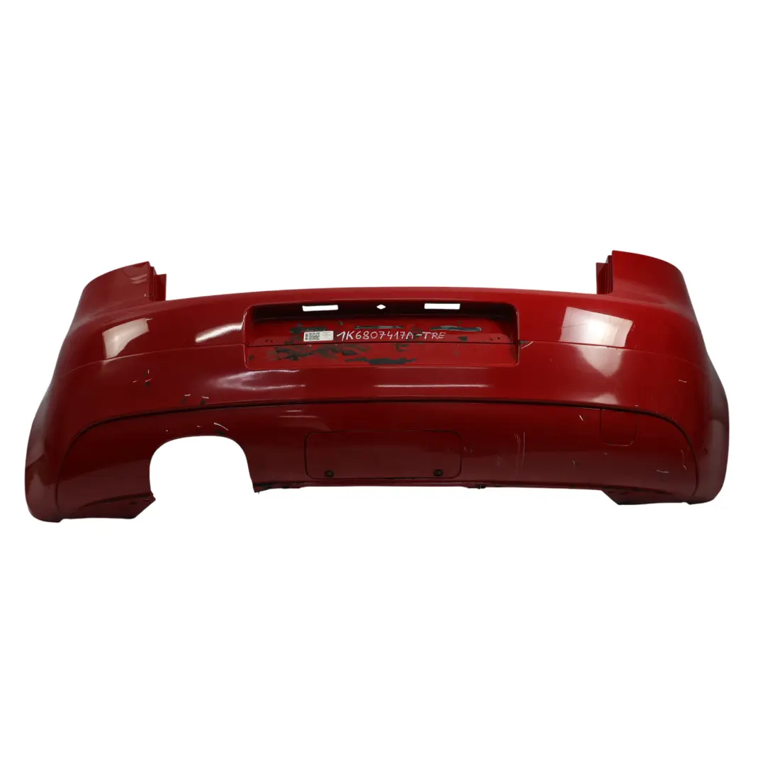Volkswagen VW Golf 6 Zderzak Tylny Tornado Red Czerwony - LY3D - SKU 1K6807417A-TRE - Numer Części 1K6807417A