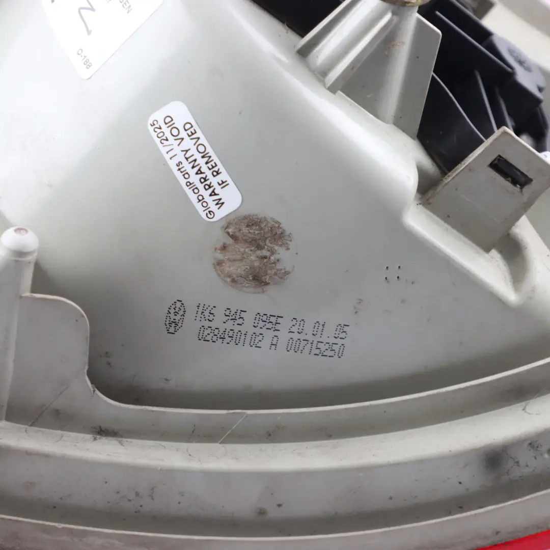 Mk5 1K Rear Tail Light Outer Lamp Left N/S to Volkswagen Golf with Part number 1K6945095E Volkswagen Golf Mk5 1K Rear Tail Light Outer Lamp Left N/S - SKU 1K6945095E - Part number 1K6945095E