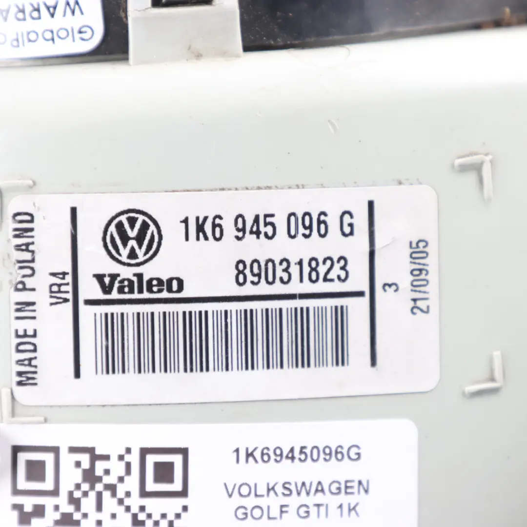 Mk5 1K Feu Arrière Extérieur Droit Côté Conducteur pour Volkswagen Golf à propos du numéro de pièce 1K6945096G Volkswagen Golf Mk5 1K Feu Arrière Extérieur Droit Côté Conducteur - SKU 1K6945096G - Numéro de pièce 1K6945096G
