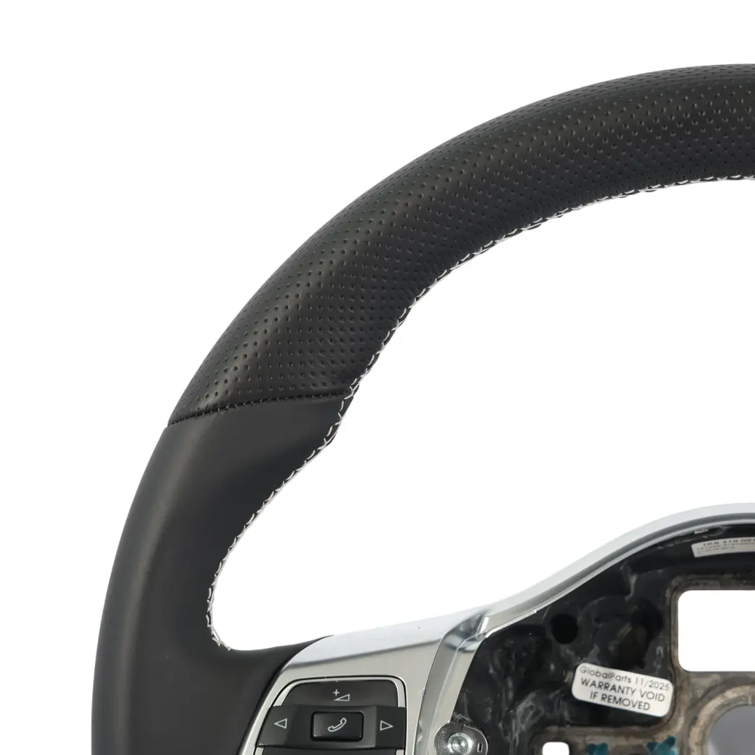 Steering Wheel NEW Black Leather White Threads to VW Volkswagen Scirocco with Part number 1K8419091H VW Volkswagen Scirocco Steering Wheel NEW Black Leather White Threads - SKU 1K8419091H-1 - Part number 1K8419091H