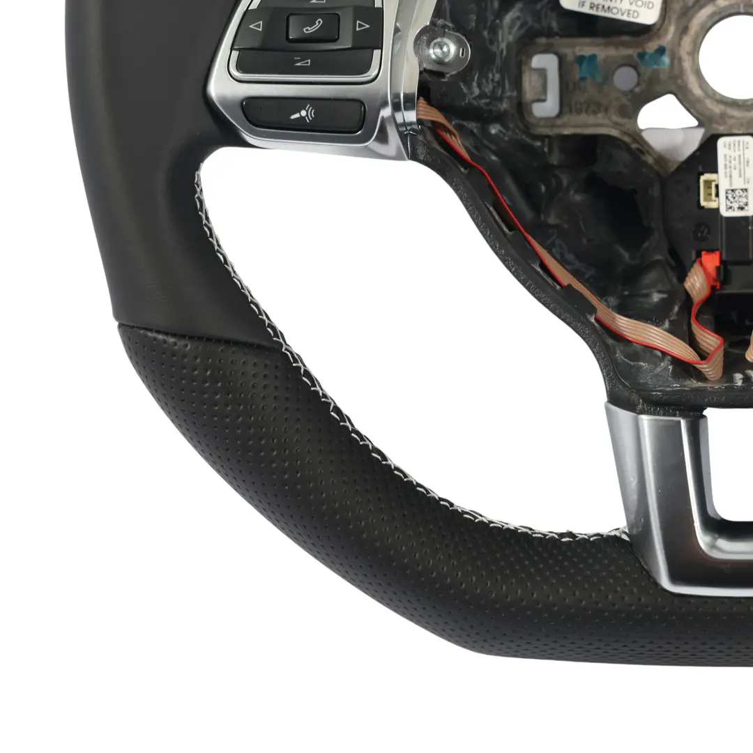 Steering Wheel NEW Black Leather White Threads to VW Volkswagen Scirocco with Part number 1K8419091H VW Volkswagen Scirocco Steering Wheel NEW Black Leather White Threads - SKU 1K8419091H-1 - Part number 1K8419091H