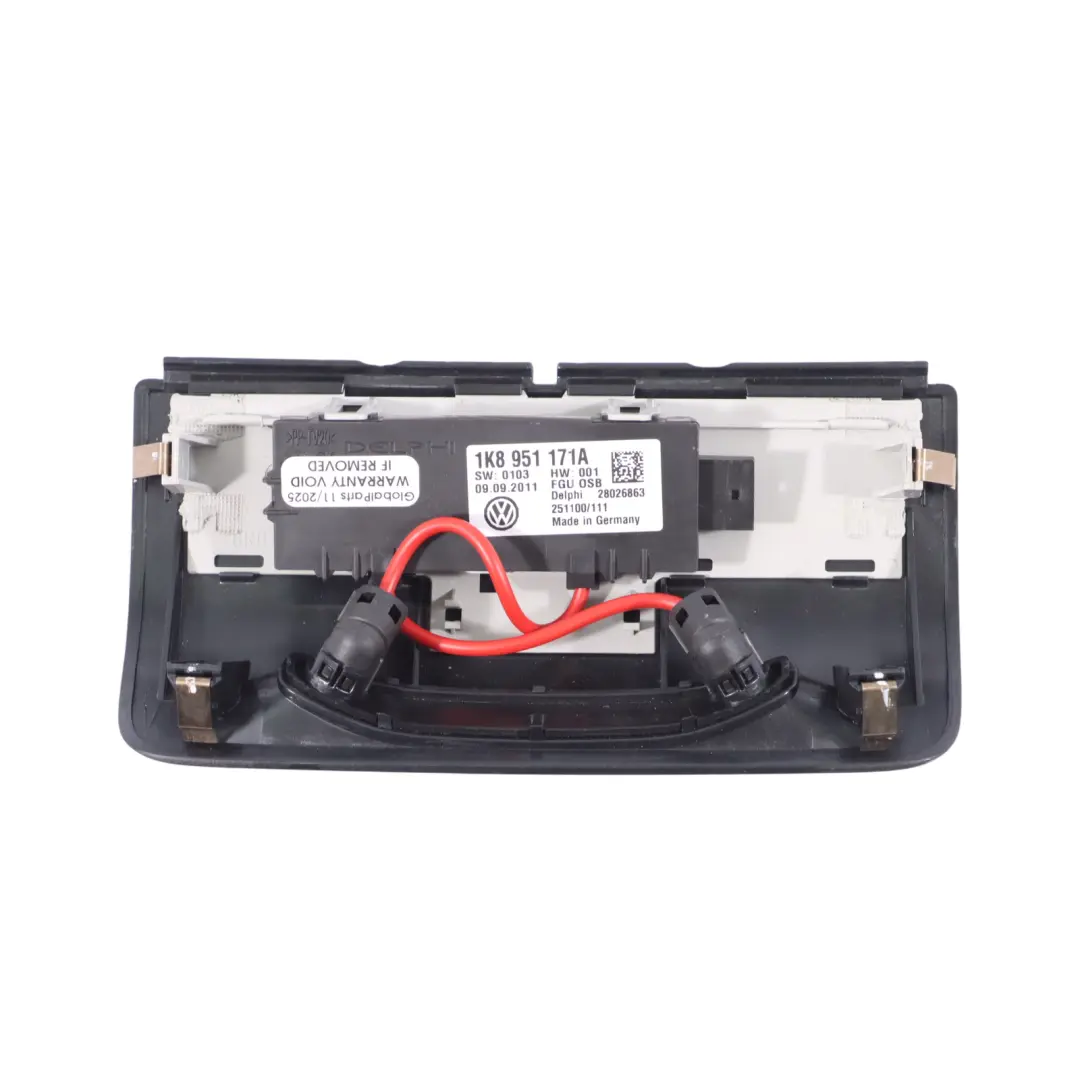 Seat Ibiza Mk4 6J Moduł Sterwonik Czujnik Alarmu - SKU 1K8951171A-2 - Numer Części 1K8951171A