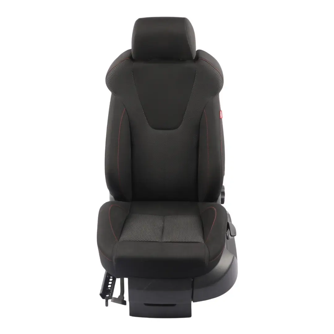 Mk2 1P 5D Siège Avant Gauche Intérieur Tissu Noir Avec Coutures Rouges pour Seat Leon à propos du numéro de pièce 1P0881805CP Seat Leon Mk2 1P 5D Siège Avant Gauche Intérieur Tissu Noir Avec Coutures Rouges - SKU 1P0881805CP - Numéro de pièce 1P0881805CP