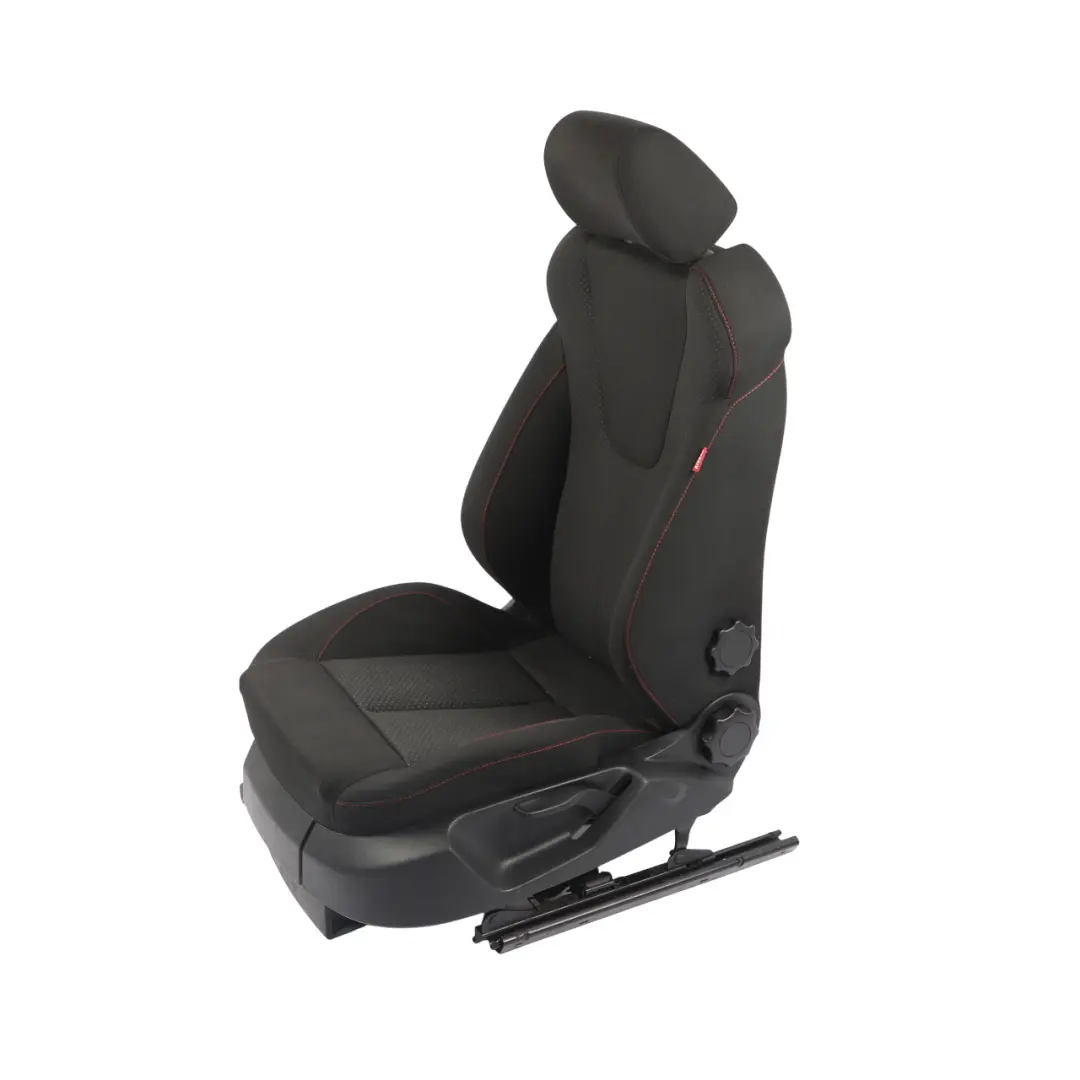 Mk2 1P 5D Fotel Przedni Lewy Tkanina Czarny Czerwony Szew do Seat Leon o numerze 1P0881805CP Seat Leon Mk2 1P 5D Fotel Przedni Lewy Tkanina Czarny Czerwony Szew - SKU 1P0881805CP - Numer Części 1P0881805CP