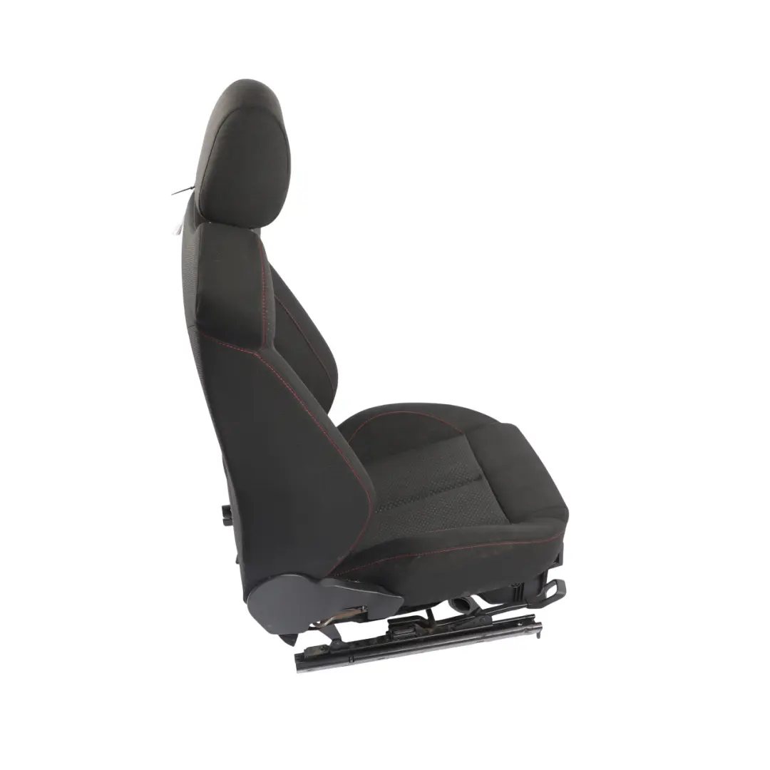 Mk2 1P 5D Front Seat Interior Left N/S Fabric Cloth Black Red Stitch to Seat Leon with Part number 1P0881805CP Seat Leon Mk2 1P 5D Front Seat Interior Left N/S Fabric Cloth Black Red Stitch - SKU 1P0881805CP - Part number 1P0881805CP