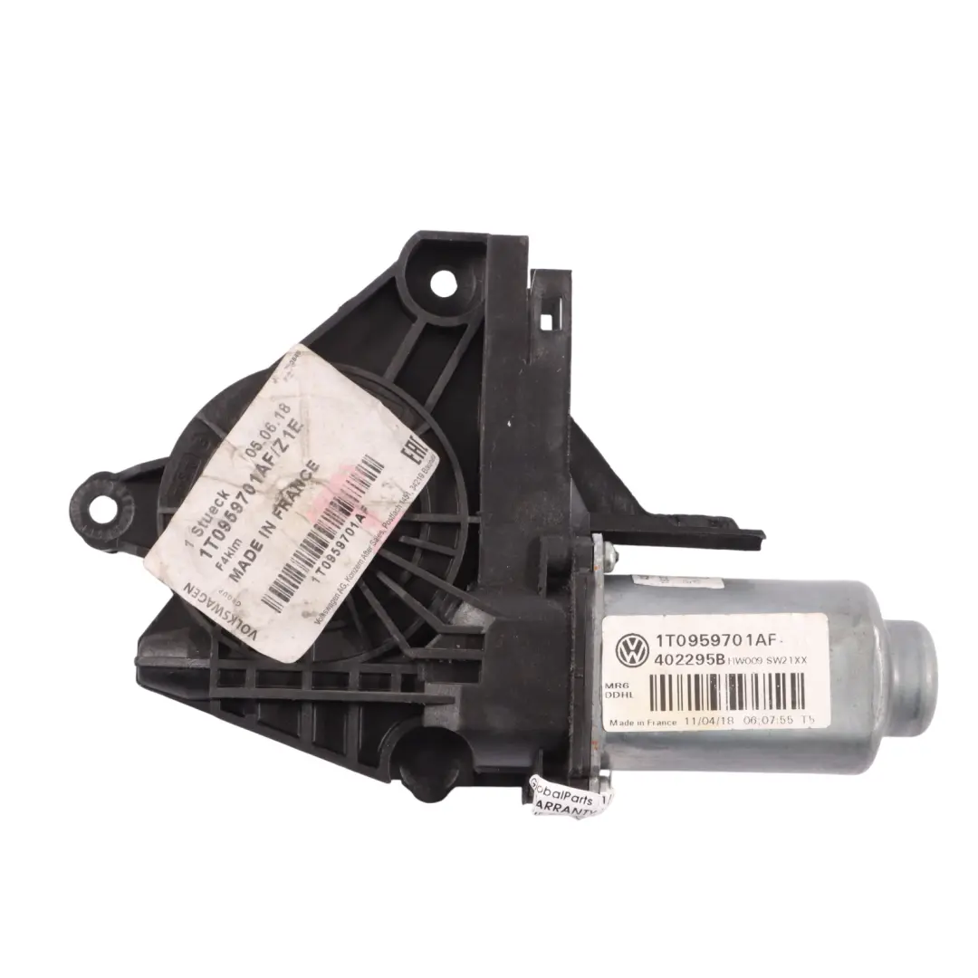 VW Touran Mk1 Lève-Vitre Moteur Côté Conducteur Régulateur Drive - SKU 1T0959701AF-1 - Numéro de pièce 1T0959701AF