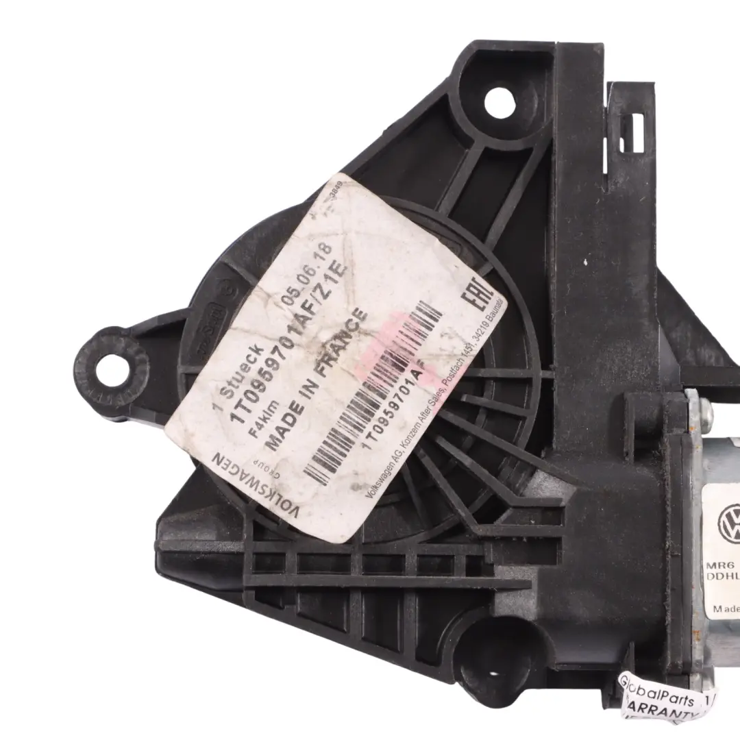 Mk1 Fensterheber Motor Fahrerseite Regulator Drive für VW Touran mit Teilenummer 1T0959701AF VW Touran Mk1 Fensterheber Motor Fahrerseite Regulator Drive - SKU 1T0959701AF-1 - Teilenummer 1T0959701AF