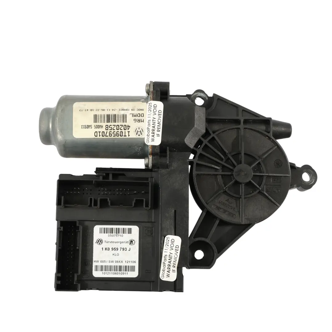 Volkswagen Touran 1T Door Window Motor Regulator Front - SKU 1T0959701D - Part number 1T0959701D