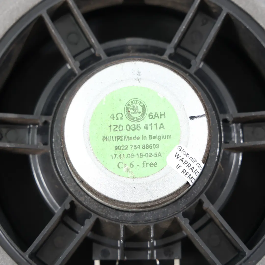 Haut-Parleur Porte Avant Gauche Droit Basse Tonalité pour Skoda Octavia II à propos du numéro de pièce 1Z0035411A Skoda Octavia II Haut-Parleur Porte Avant Gauche Droit Basse Tonalité - SKU 1Z0035411A - Numéro de pièce 1Z0035411A