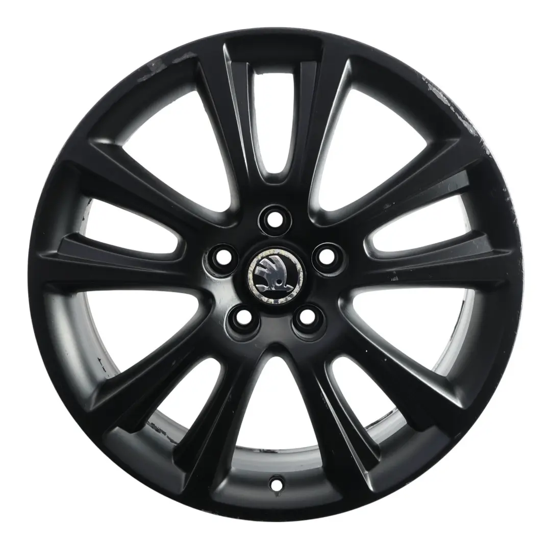 Skoda Octavia RS Mk2 Felga Aluminiowa Czarna 7,5J 18" ET:51 - SKU 1Z0601025M-1 - Numer Części 1Z0601025M