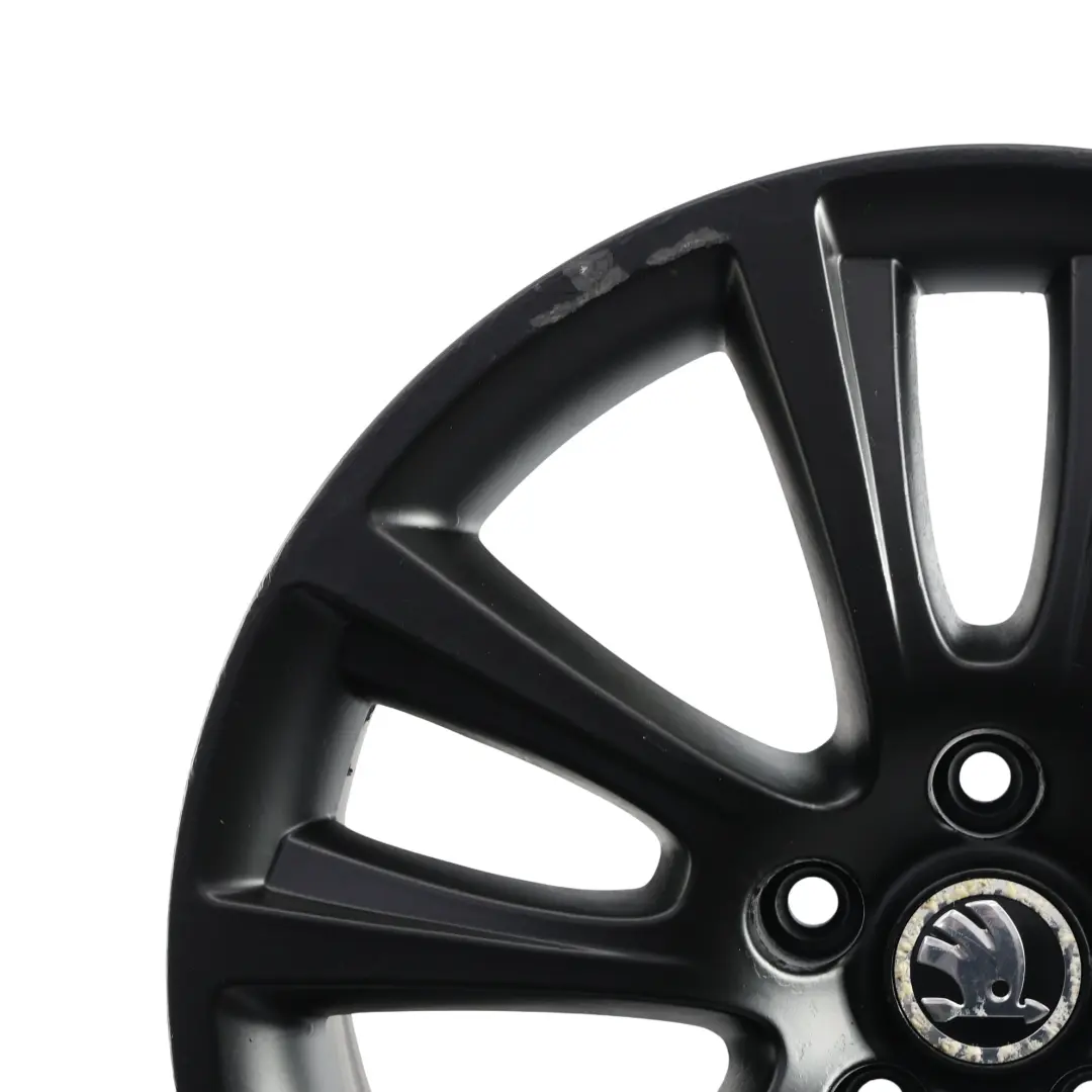 Mk2 Schwarz Alufelge 7,5J 18" ET:51 für Skoda Octavia RS mit Teilenummer 1Z0601025M Skoda Octavia RS Mk2 Schwarz Alufelge 7,5J 18" ET:51 - SKU 1Z0601025M-1 - Teilenummer 1Z0601025M