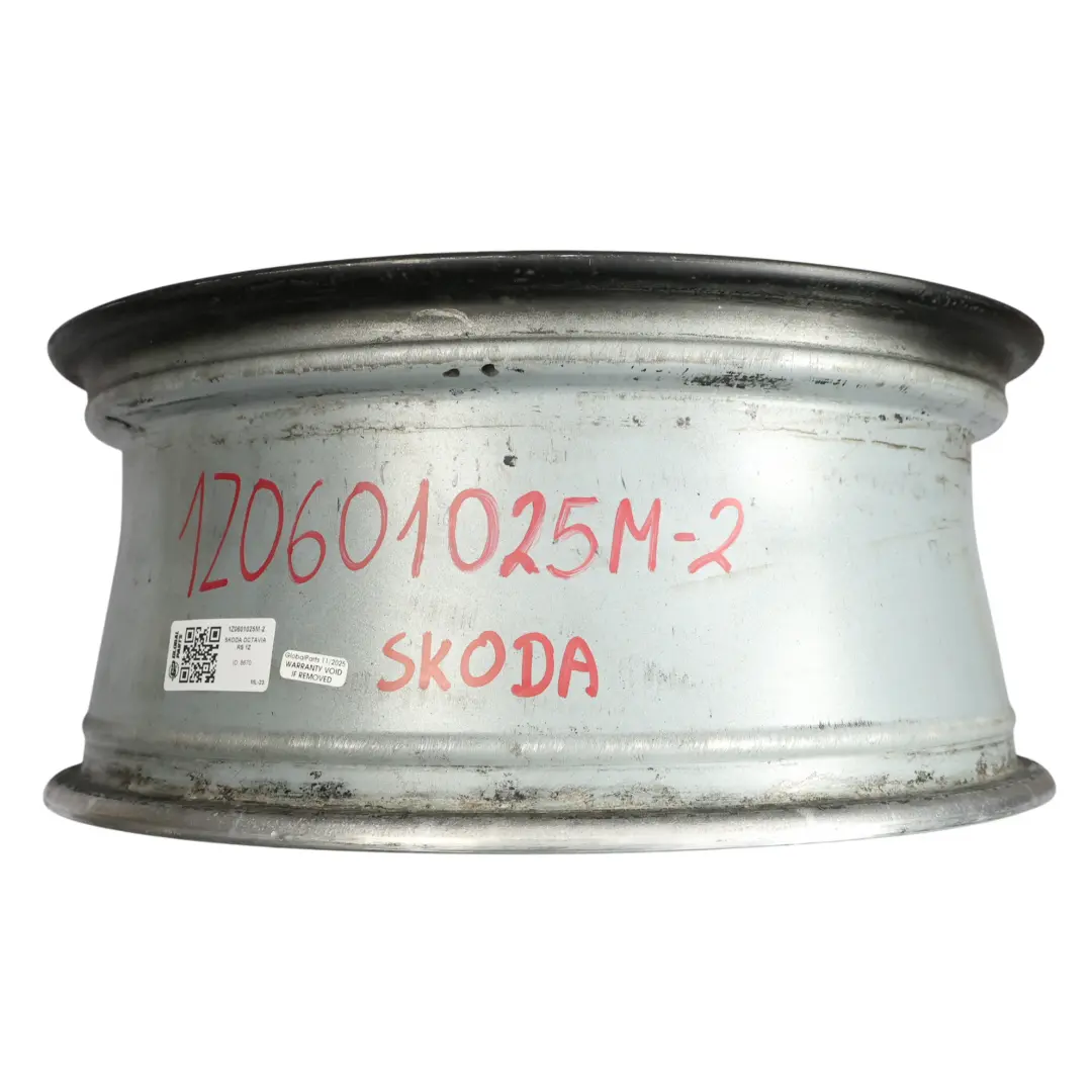 Skoda Octavia RS Mk2 Llanta Aleación Negra 7,5J 18" ET:51 - SKU 1Z0601025M-2 - Número de pieza 1Z0601025M