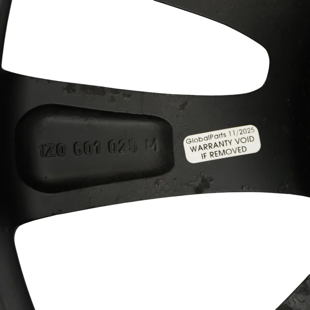 Skoda Octavia RS Mk2 Felga Aluminiowa Czarna 7,5J 18" ET:51 - SKU 1Z0601025M-2 - Numer Części 1Z0601025M