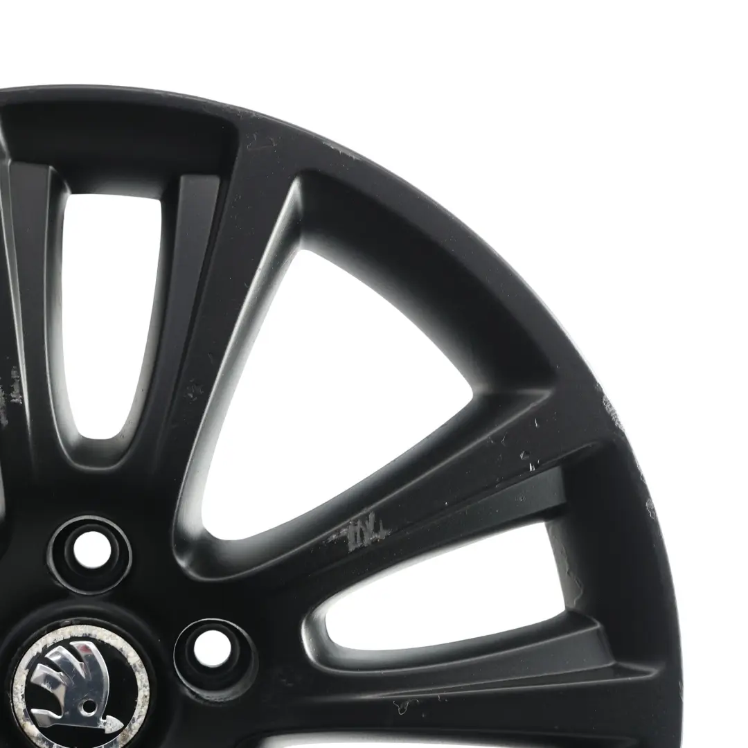 Skoda Octavia RS Mk2 Felga Aluminiowa Czarna 7,5J 18" ET:51 - SKU 1Z0601025M-2 - Numer Części 1Z0601025M