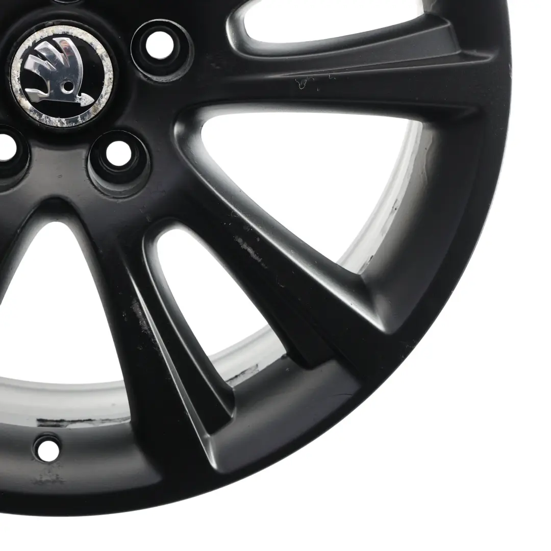 Mk2 Black Wheel Alloy Rim 18" 7,5J ET:51 to Skoda Octavia RS with Part number 1Z0601025M Skoda Octavia RS Mk2 Black Wheel Alloy Rim 18" 7,5J ET:51 - SKU 1Z0601025M-2 - Part number 1Z0601025M