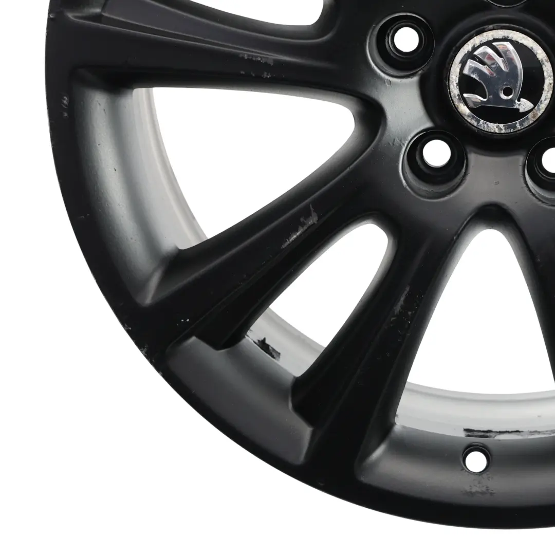 Mk2 Black Wheel Alloy Rim 18" 7,5J ET:51 to Skoda Octavia RS with Part number 1Z0601025M Skoda Octavia RS Mk2 Black Wheel Alloy Rim 18" 7,5J ET:51 - SKU 1Z0601025M-2 - Part number 1Z0601025M