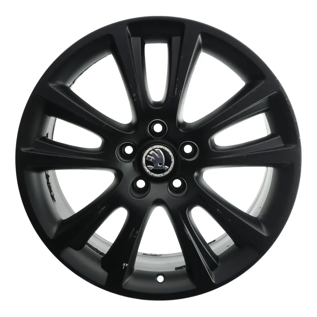 Mk2 Black Wheel Alloy Rim 7,5J 18" ET:51 to Skoda Octavia RS with Part number 1Z0601025M Skoda Octavia RS Mk2 Black Wheel Alloy Rim 7,5J 18" ET:51 - SKU 1Z0601025M-3 - Part number 1Z0601025M