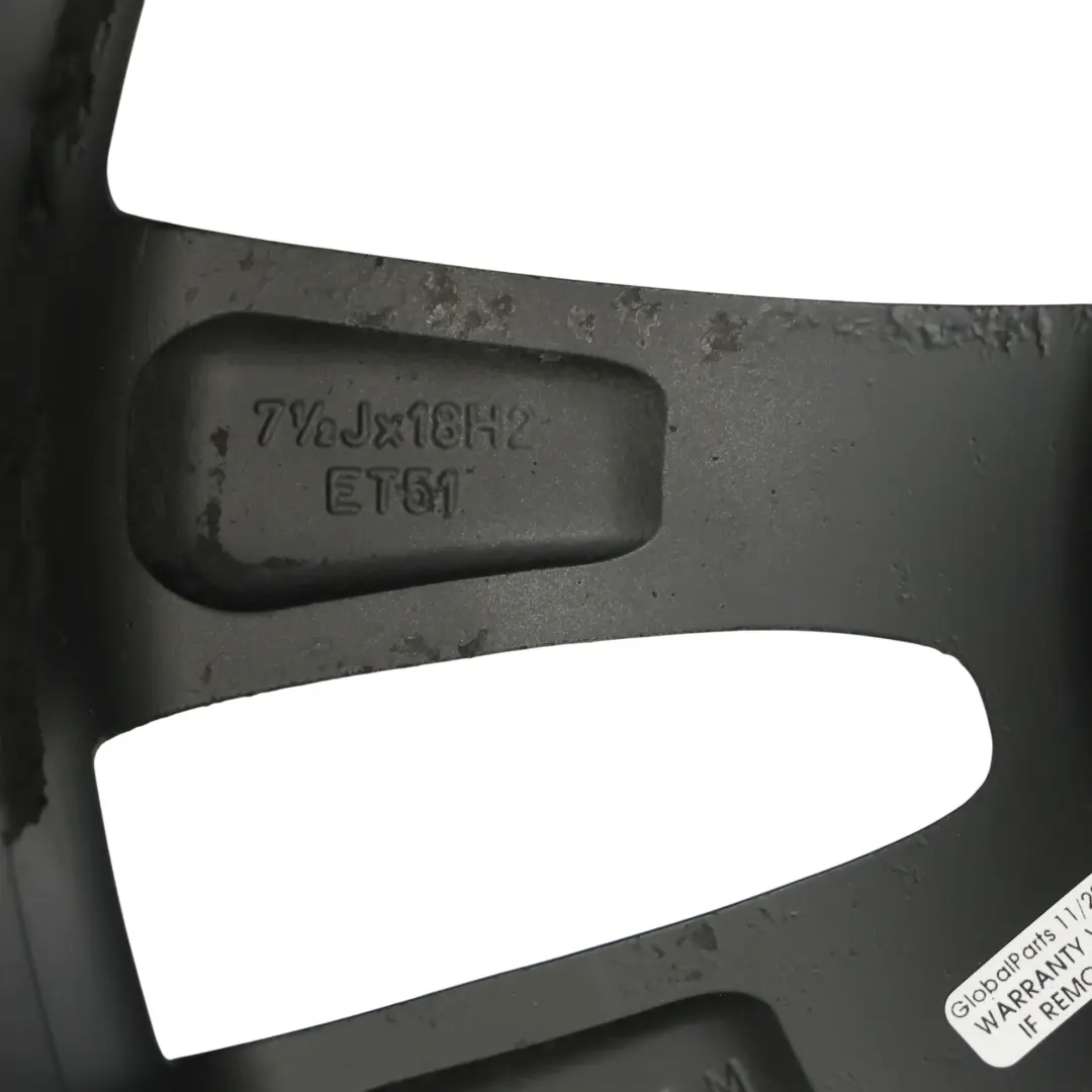 Skoda Octavia RS Mk2 Black Wheel Alloy Rim 7,5J 18" ET:51 - SKU 1Z0601025M-3 - Part number 1Z0601025M