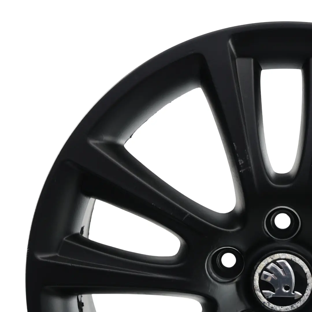 Mk2 Black Wheel Alloy Rim 7,5J 18" ET:51 to Skoda Octavia RS with Part number 1Z0601025M Skoda Octavia RS Mk2 Black Wheel Alloy Rim 7,5J 18" ET:51 - SKU 1Z0601025M-3 - Part number 1Z0601025M