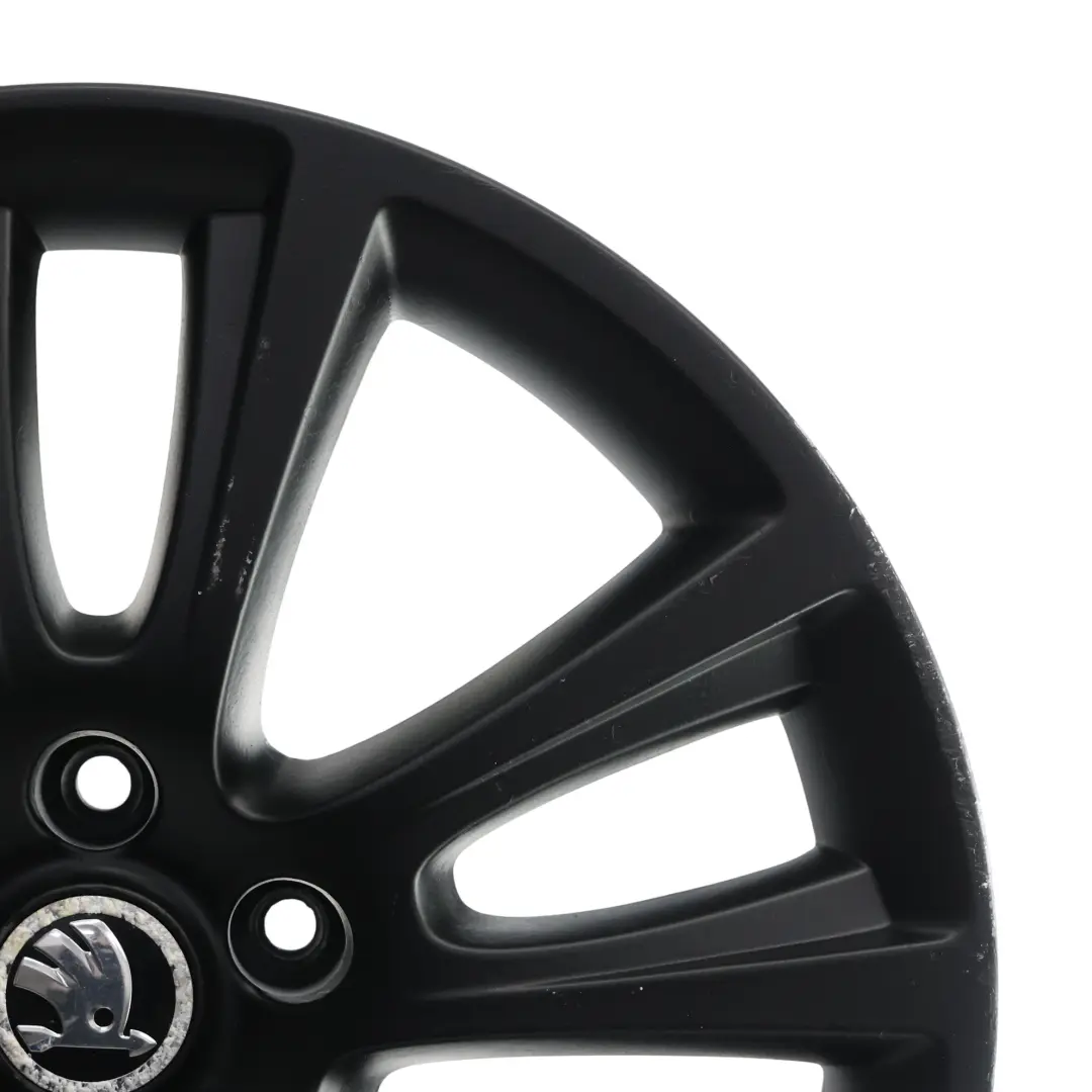 Mk2 Black Wheel Alloy Rim 7,5J 18" ET:51 to Skoda Octavia RS with Part number 1Z0601025M Skoda Octavia RS Mk2 Black Wheel Alloy Rim 7,5J 18" ET:51 - SKU 1Z0601025M-3 - Part number 1Z0601025M