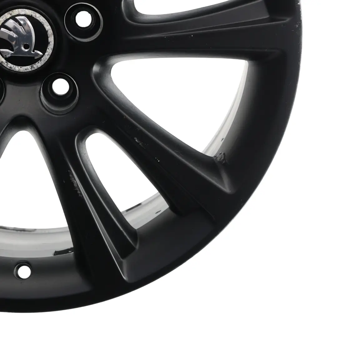 Mk2 Black Wheel Alloy Rim 7,5J 18" ET:51 to Skoda Octavia RS with Part number 1Z0601025M Skoda Octavia RS Mk2 Black Wheel Alloy Rim 7,5J 18" ET:51 - SKU 1Z0601025M-3 - Part number 1Z0601025M