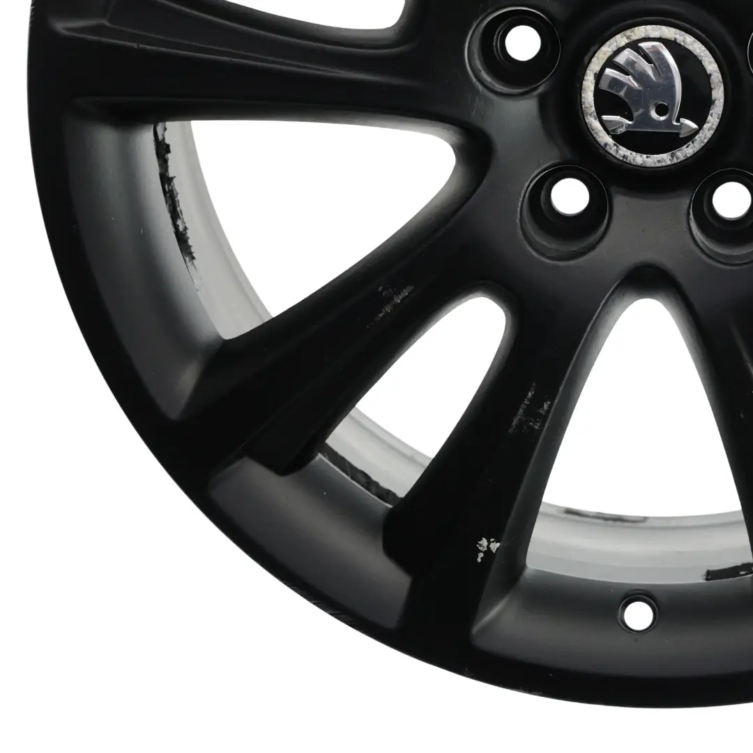Mk2 Black Wheel Alloy Rim 7,5J 18" ET:51 to Skoda Octavia RS with Part number 1Z0601025M Skoda Octavia RS Mk2 Black Wheel Alloy Rim 7,5J 18" ET:51 - SKU 1Z0601025M-3 - Part number 1Z0601025M