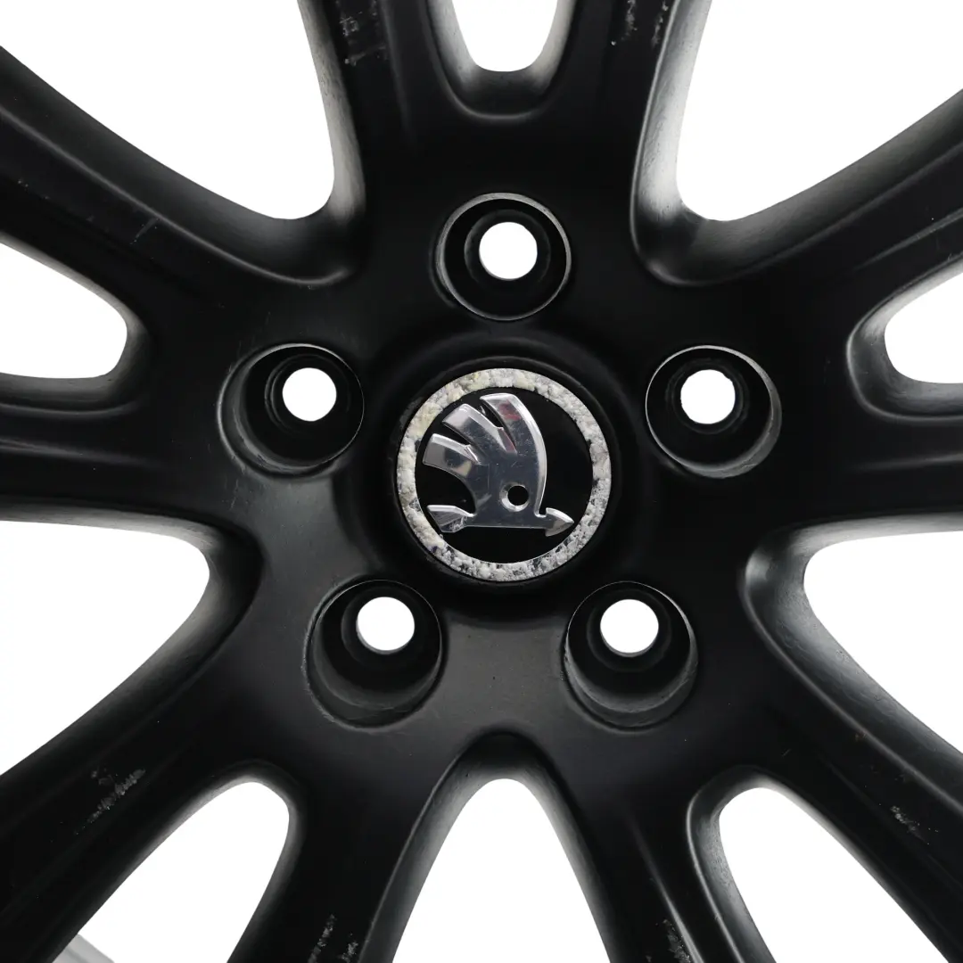 Mk2 Black Wheel Alloy Rim 7,5J 18" ET:51 to Skoda Octavia RS with Part number 1Z0601025M Skoda Octavia RS Mk2 Black Wheel Alloy Rim 7,5J 18" ET:51 - SKU 1Z0601025M-3 - Part number 1Z0601025M