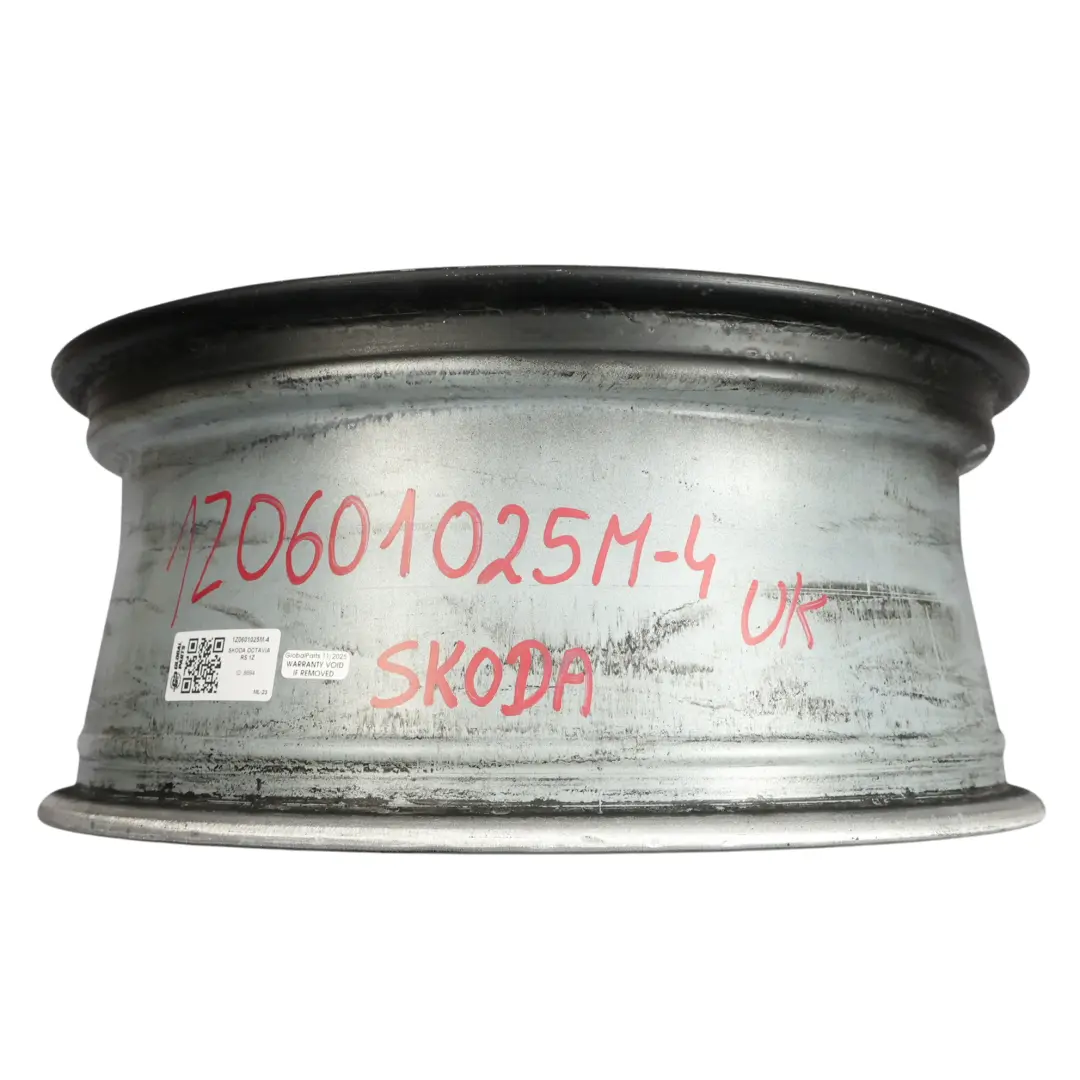 Mk2 Black Wheel Alloy Rim 7,5J 18" ET:51 to Skoda Octavia RS with Part number 1Z0601025M Skoda Octavia RS Mk2 Black Wheel Alloy Rim 7,5J 18" ET:51 - SKU 1Z0601025M-4 - Part number 1Z0601025M