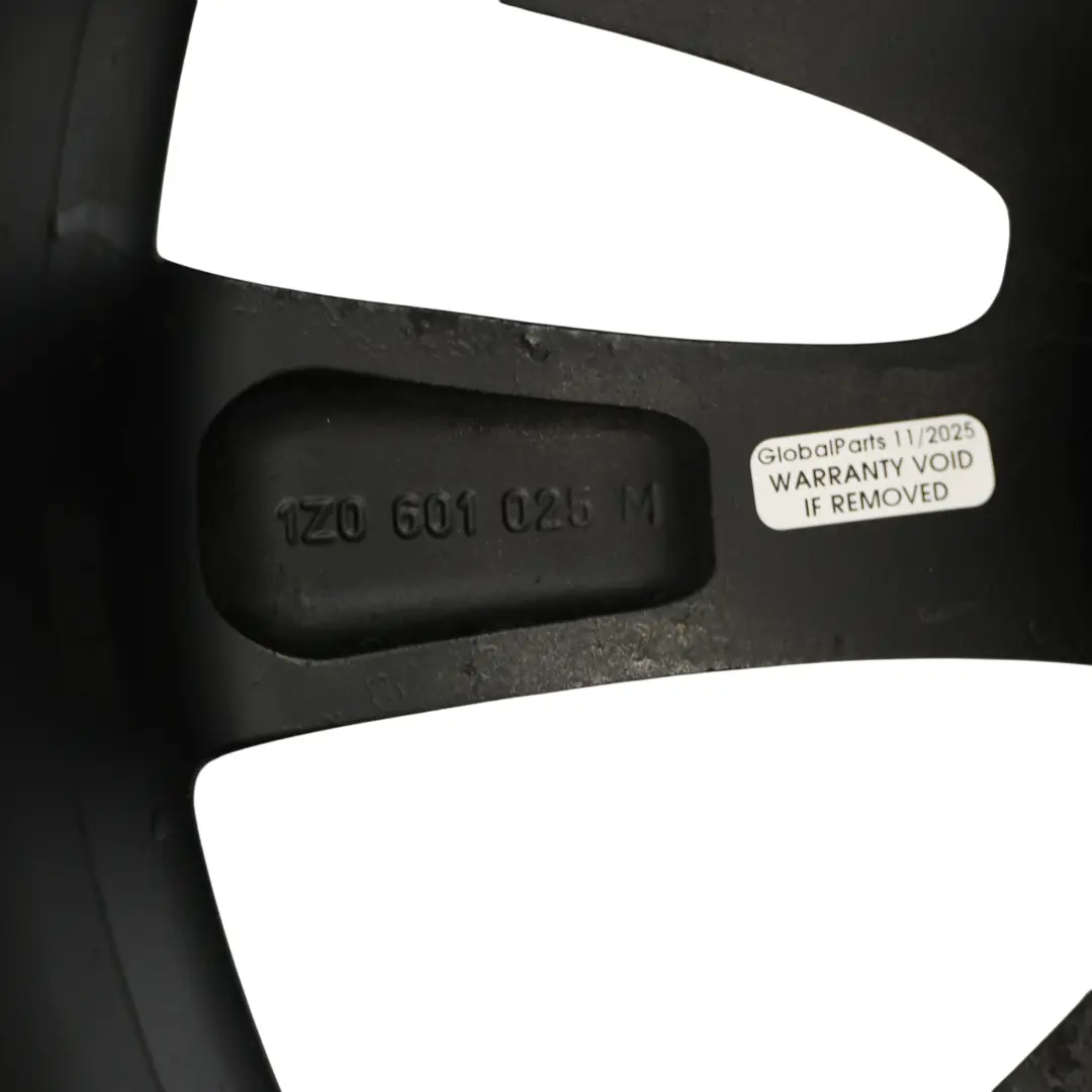 Skoda Octavia RS Mk2 Black Wheel Alloy Rim 7,5J 18" ET:51 - SKU 1Z0601025M-4 - Part number 1Z0601025M