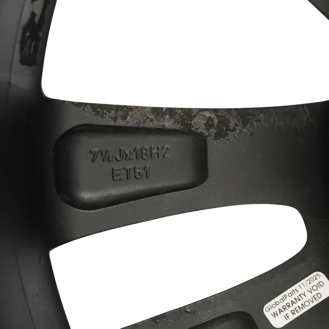 Skoda Octavia RS Mk2 Black Wheel Alloy Rim 7,5J 18" ET:51 - SKU 1Z0601025M-4 - Part number 1Z0601025M