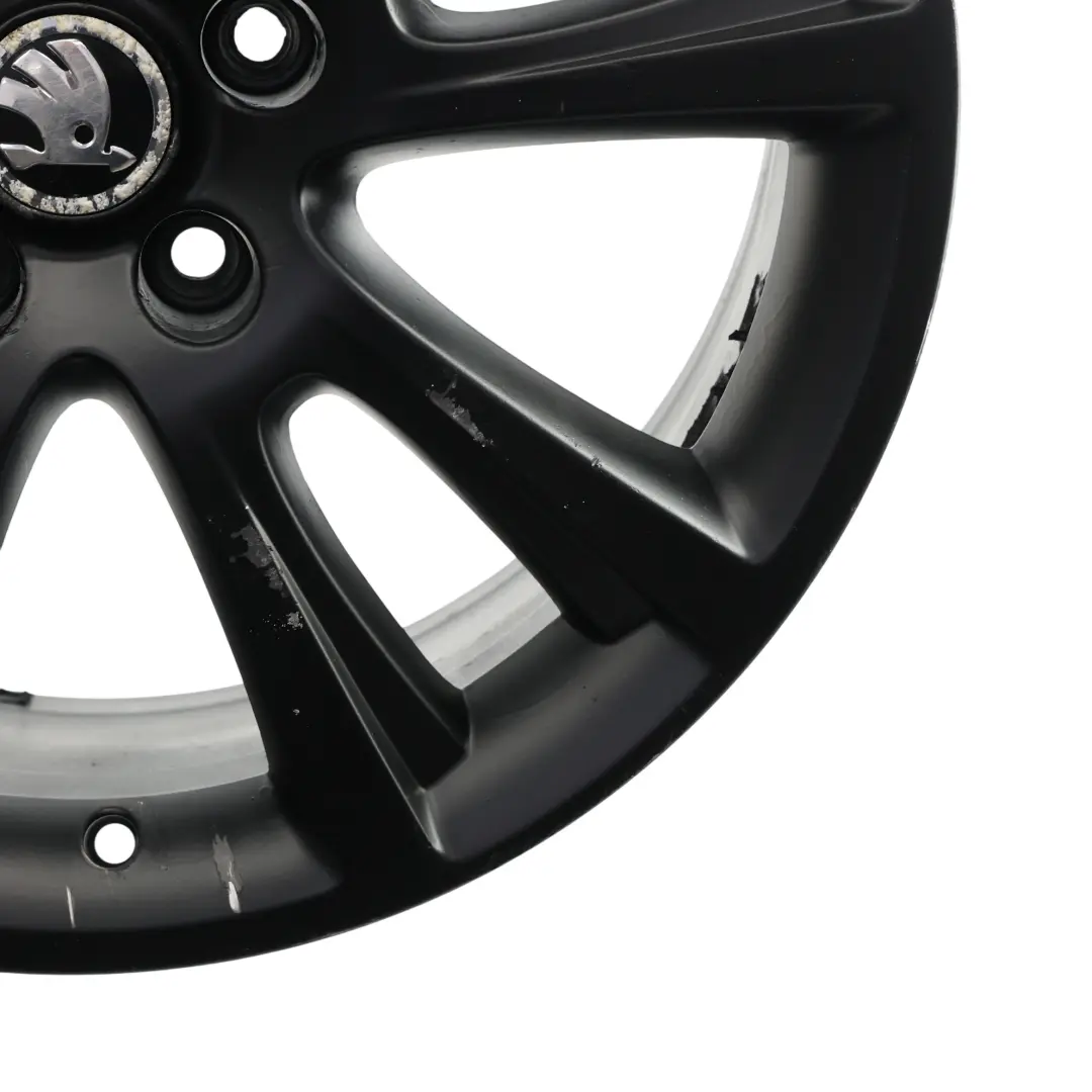 Skoda Octavia RS Mk2 Black Wheel Alloy Rim 7,5J 18" ET:51 - SKU 1Z0601025M-4 - Part number 1Z0601025M