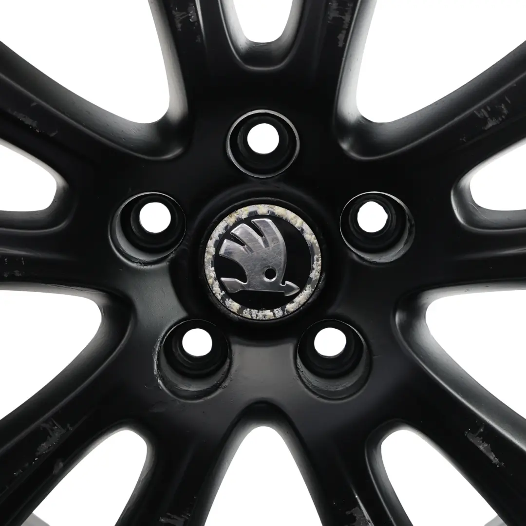 Mk2 Black Wheel Alloy Rim 7,5J 18" ET:51 to Skoda Octavia RS with Part number 1Z0601025M Skoda Octavia RS Mk2 Black Wheel Alloy Rim 7,5J 18" ET:51 - SKU 1Z0601025M-4 - Part number 1Z0601025M