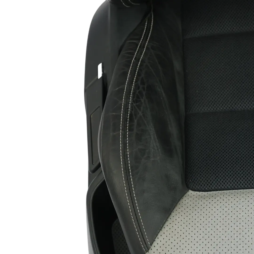 Skoda Octavia II 1Z VRS RS Sedile Anteriore Riscaldato Pelle Panno Nero Destro - SKU 1Z0881806ME-1 - Numero di parte 1Z0881806ME