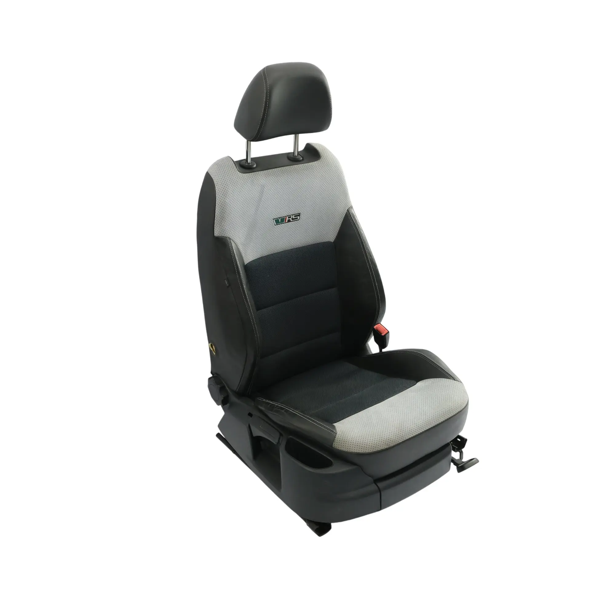 Skoda Octavia II 1Z VRS RS Front Seat Heated Leather Cloth Black Right O/S