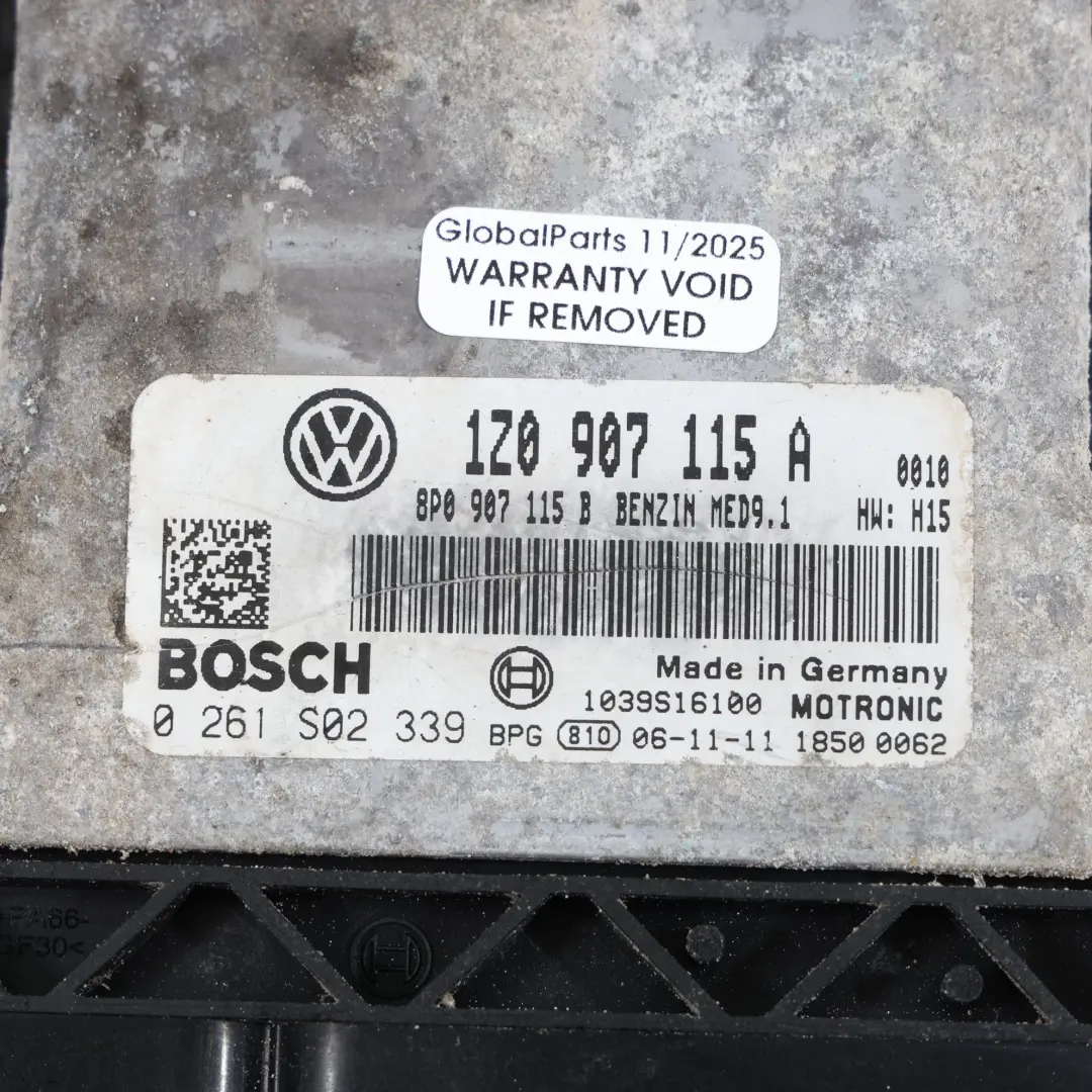 1Z II 2.0 TFSI BWA 200HP Motor Steuergerät Manuelle für Skoda Octavia RS mit Teilenummer 1Z0907115A Skoda Octavia RS 1Z II 2.0 TFSI BWA 200HP Motor Steuergerät Manuelle - SKU 1Z0907115A - Teilenummer 1Z0907115A