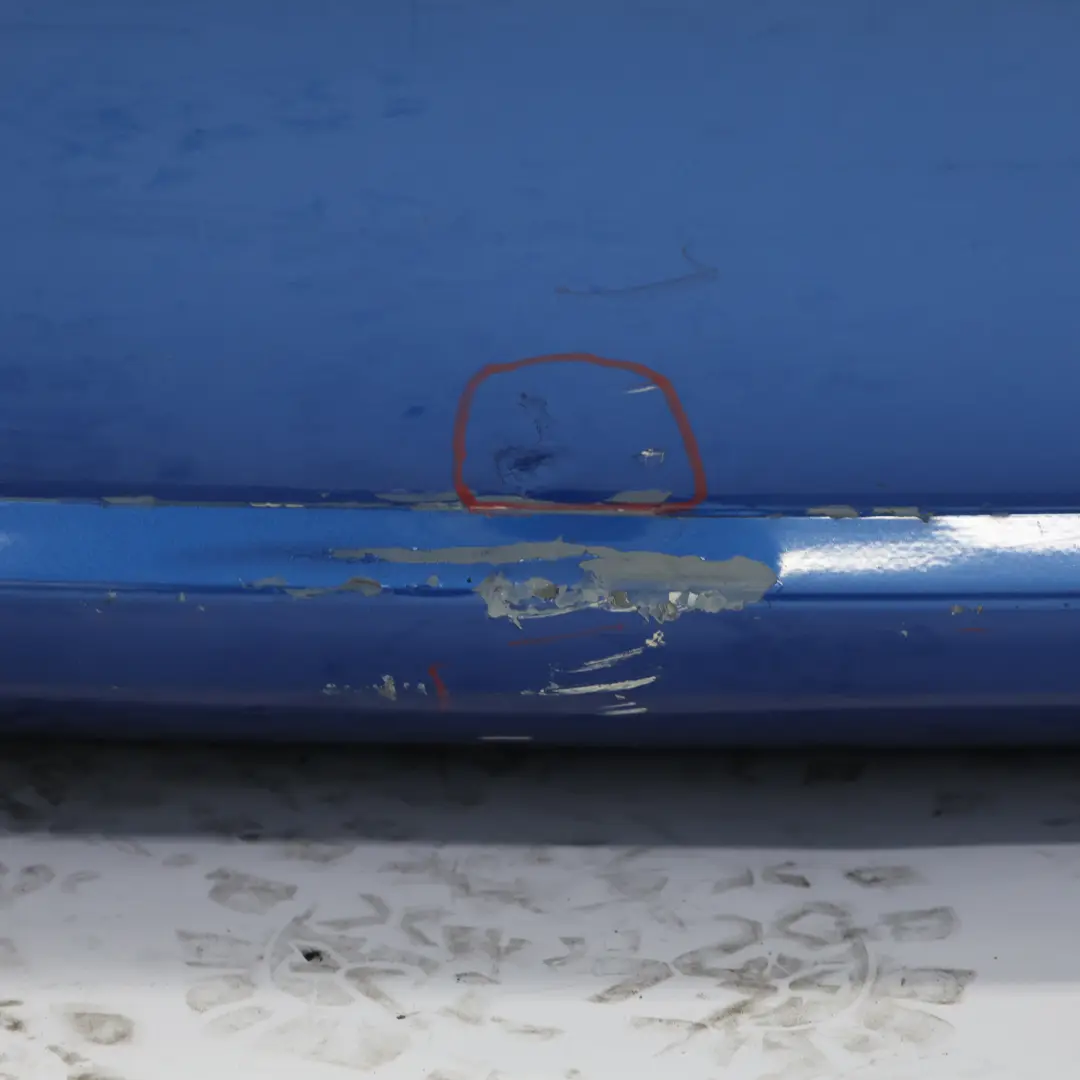 Skoda Octavia Mk2 Bumper Rear Trim Panel Cover VRS Race Blue Metallic - F5W - SKU 1Z5807421B-RAB - Part number 1Z5807421B