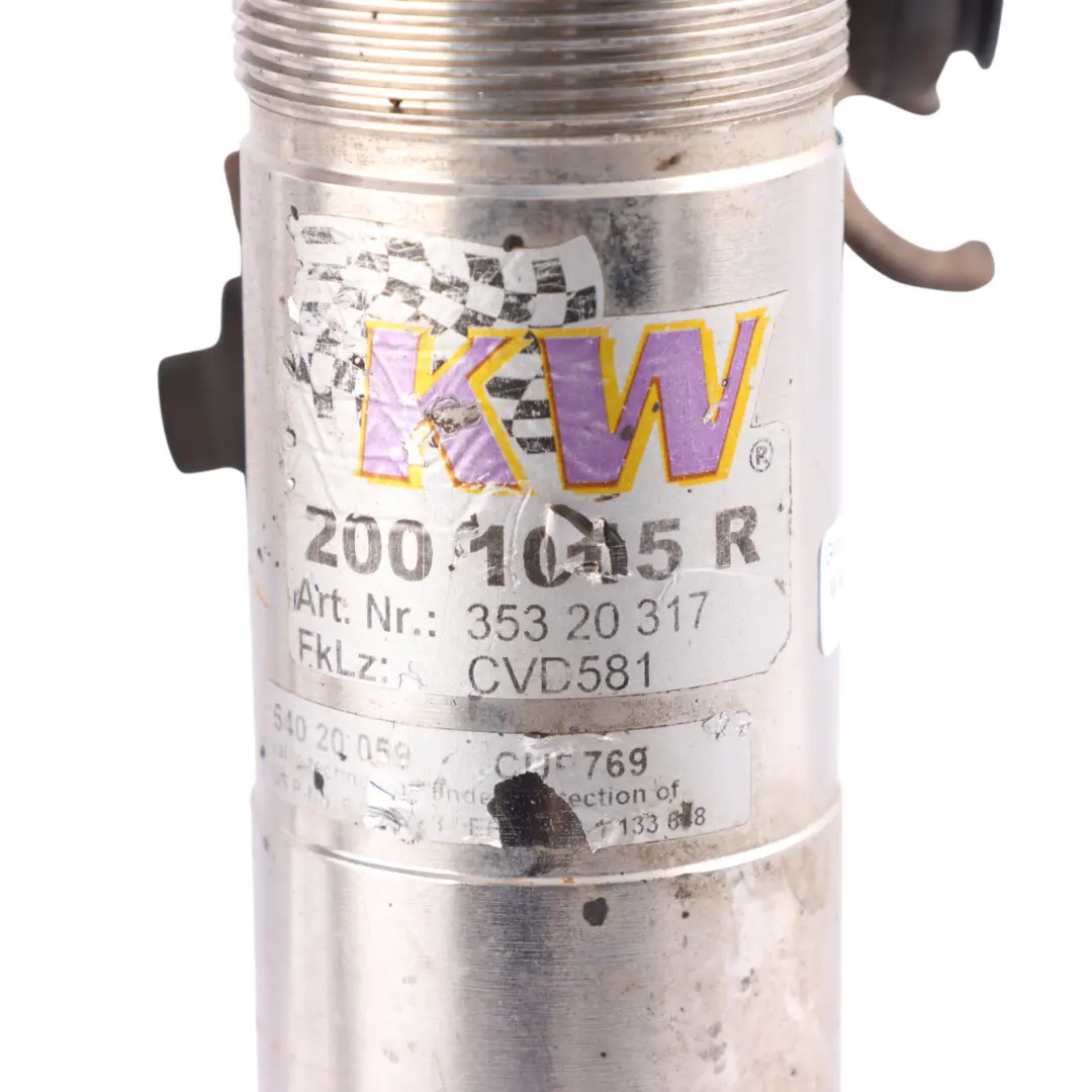 Strut Front Suspension N/O/S KW Shock Absorber Set to BMW E92 Spring with Part number 2001015 BMW E92 Spring Strut Front Suspension N/O/S KW Shock Absorber Set - SKU 2001015 - Part number 2001015