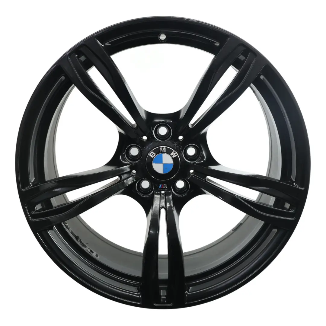 Alloy Wheel Rim 20" M Double Spoke 343 10J to BMW F10 M5 Black with Part number 2283401 BMW F10 M5 Black Alloy Wheel Rim 20" M Double Spoke 343 10J - SKU 2283401-1 - Part number 2283401